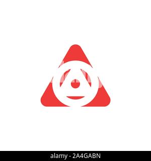 Lettera A o alfabeto con freccia logo vettoriale - Vector Illustrazione Vettoriale