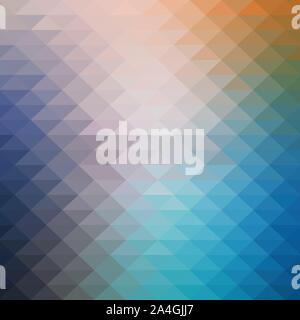 Colore sfondo triangolare. modello per la presentazione del business. Illustrazione Vettoriale