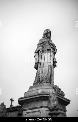 Il Museo generale "Cimitero Presbítero Matías Maestro" (1808 ). Il patrimonio culturale della nazione. La città di Lima, Perú,America del Sud. Foto Stock