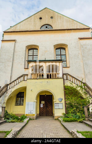 Una vista in Kazimierz di Cracovia Foto Stock