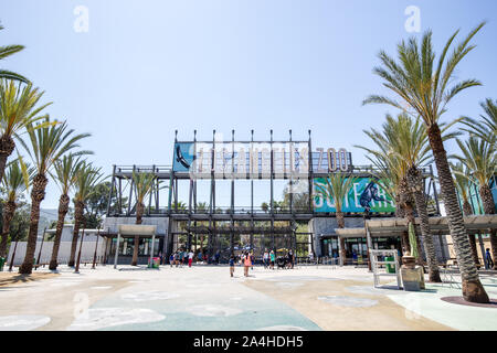 Ingresso al Los Angeles Zoo e i Giardini Botanici di Los Angeles in California Foto Stock