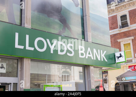 Lloyds TSB Bank segno, REGNO UNITO Foto Stock