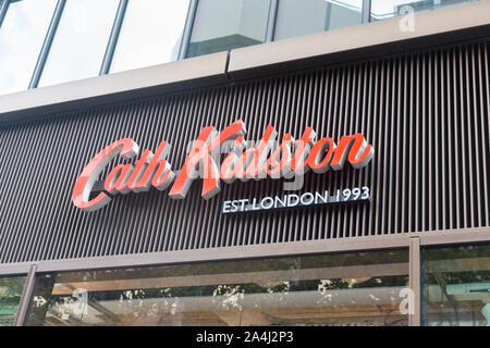 Cath Kidston logo segno, Londra, Inghilterra Foto Stock