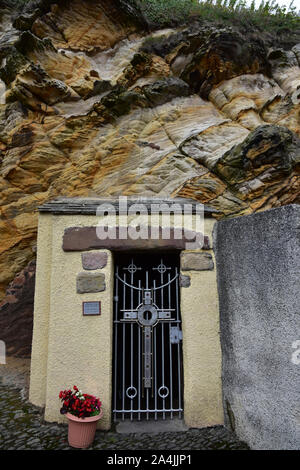 St Fillan's Cave, Pittenweem, Fife Foto Stock