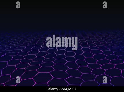 Sfondo astratto con griglie colorate. Illustrazione Vettoriale