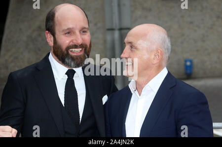 Maggio 08, 2017 - Londra, Inghilterra, Regno Unito - 'Jawbone' UK Premiere, BFI Southbank - tappeto rosso arrivi mostra fotografica: Johnny Harris e Barry McGuigan Foto Stock