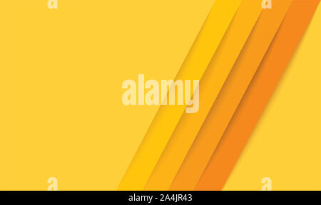 Abstract moderne linee gialla sullo sfondo Foto Stock