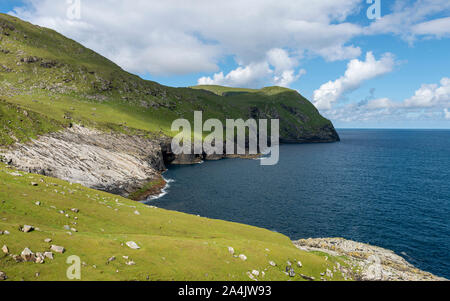 La baia di Glen Mor su St Kilda, Scozia Foto Stock