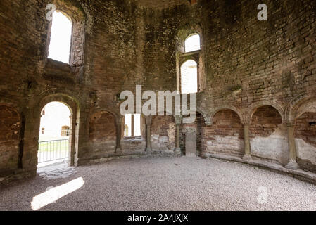 Ludlow Castle, Shropshire, Inghilterra. Cappella di Santa Maria Maddalena. Foto Stock