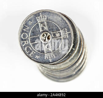 Valuta - Finanze- norvegese di denaro - kroner - krones Foto Stock