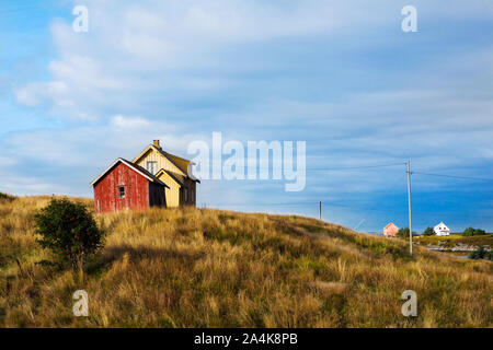 Settembre a isola Smola, Norvegia Foto Stock