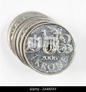 Valuta - Finanze- norvegese di denaro - kroner - krones Foto Stock