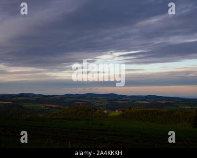 Paesaggio Bucklige Welt Austria Inferiore Foto Stock