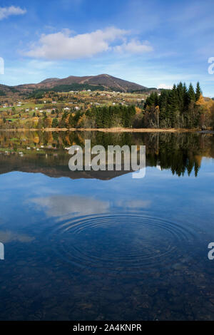 Lago Rotevatnet in Volda, Norvegia Foto Stock