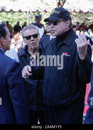 Fifth Avenue, New York, Stati Uniti d'America, 15 Ottobre 2019 - Attore Chazz Palminteri lungo con migliaia di popoli hanno partecipato sul 2019 parata di Cristoforo Colombo in New York City.Foto: Luiz Rampelotto/EuropaNewswire PHOTO CREDIT OBBLIGATORIO. | Utilizzo di tutto il mondo Foto Stock