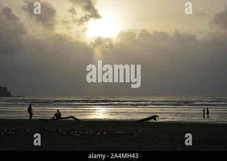 Caranzalem Beach. Panaji, Goa, India. Foto Stock