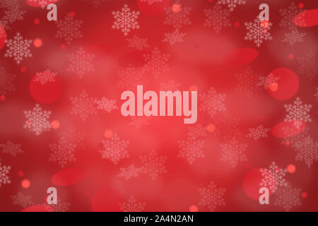 Natale sfondi sfondo copyspace scheda spazio copia carta da parati rossa Nevica pattern Foto Stock