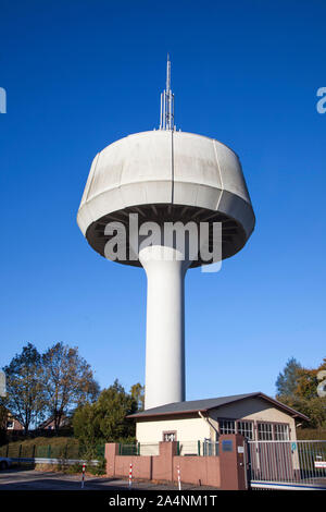 Il nuovo Hatzfeld Water Tower, a Wuppertal Barmen in disuso torre di acqua per acqua di alimentazione, Foto Stock