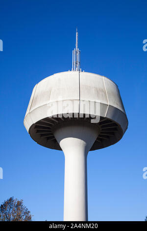 Il nuovo Hatzfeld Water Tower, a Wuppertal Barmen in disuso torre di acqua per acqua di alimentazione, Foto Stock