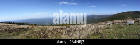 Vista panoramica dalla cima della montagna di Stefano Tennessee, Stati Uniti Foto Stock