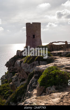 Viste da Es Cap Blanc, Maiorca Foto Stock