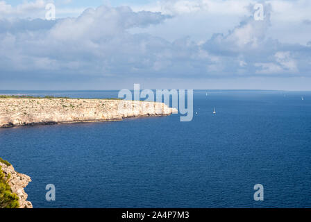 Viste da Es Cap Blanc, Maiorca Foto Stock