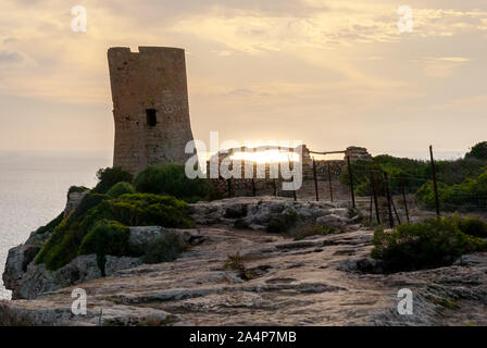 Viste da Es Cap Blanc, Maiorca Foto Stock