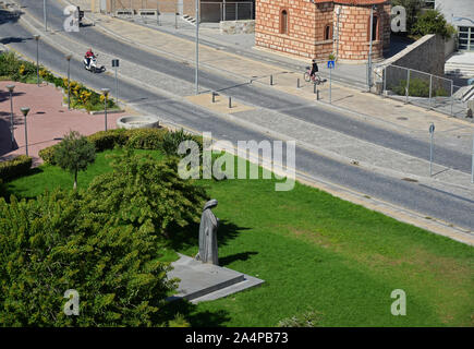 Vista di Plastira avenue e da un angolo di alta. Heraklion, Creta, Grecia. Foto Stock
