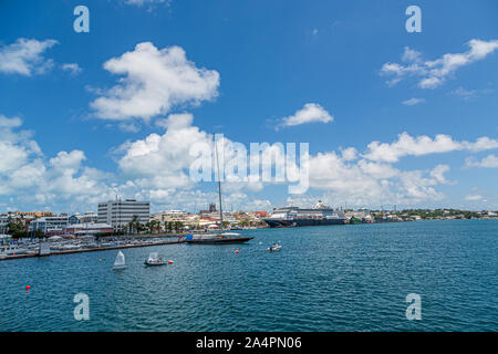 Porto di Hamilton Bermuda Foto Stock