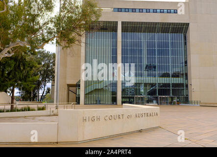 L Alta Corte di Australia, triangolo parlamentare, Canberra, Australian Capital Territory, Australia Foto Stock