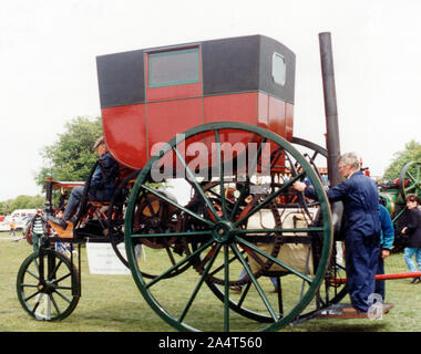 1803 Trevithick vapore replica carrello. Foto Stock