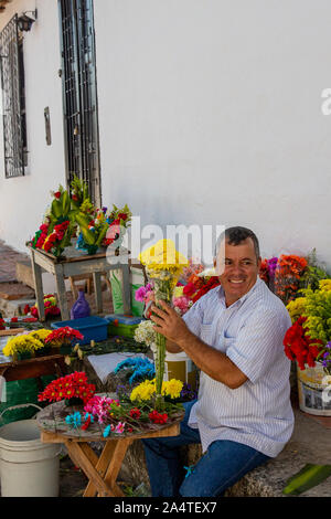 Cementario Nuestra Señora de Mongui - Girón, Colombia Foto Stock