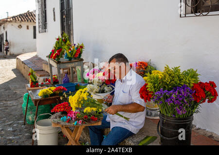 Cementario Nuestra Señora de Mongui - Girón, Colombia Foto Stock