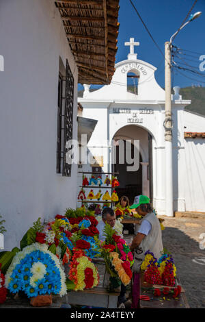 Cementario Nuestra Señora de Mongui - Girón, Colombia Foto Stock