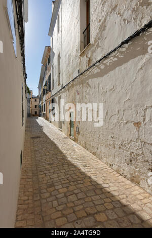 Ciutadella de Menorca è una città portuale sulla costa occidentale di Menorca (Minorca), uno della spagnola delle Isole Baleari. Foto Stock