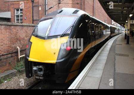 Grand Central Classe 185 alla stazione di Doncaster Foto Stock