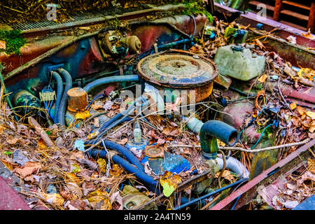 Motore sporco Foto Stock