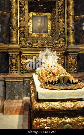 Capella de la Mare de Deu de la Corona, la cattedrale di Palma Foto Stock