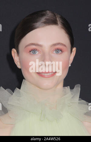 Los Angeles, Stati Uniti d'America. 15 ottobre, 2019. Thomasin McKenzie 10/15/2019 Los Angeles Premiere di Jojo 'Coniglio' tenuto presso la Hollywood American Legion Post 43 a Los Angeles, CA Credito: Cronos/Alamy Live News Foto Stock