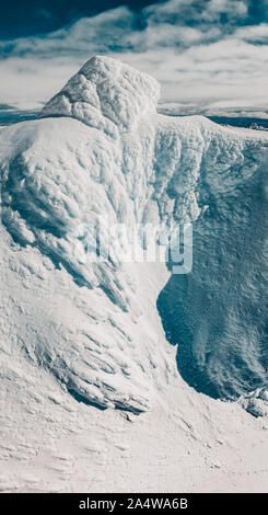 Mt. Scogliere Hasteinar, Hofsjokull calotta di ghiaccio, Islanda Foto Stock