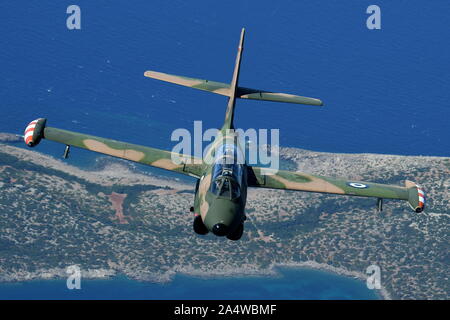 NORTH AMERICAN T-2E BUCKEYE dell'aeronautica militare greca. Foto Stock
