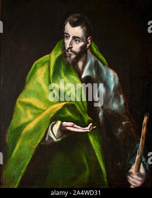 El Greco, apostolo san Giacomo il Maggiore, pittura, 1610-1614 Foto Stock