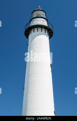 San Simons Island Georgia faro. Foto Stock