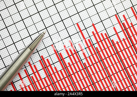 Statistiche piano di reporting Foto Stock