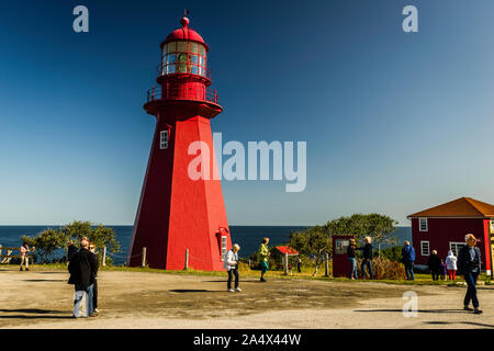 La Martre Lighthouse   La Martre, Quebec, CA Foto Stock