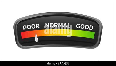 Isolato della scala del tachimetro logo. Le prestazioni aziendali misurare illustrazione. Cruscotto di automobile attrezzature icona vettore. Misuratore di competenze di progettazione grafica, vettore Illustrazione Vettoriale