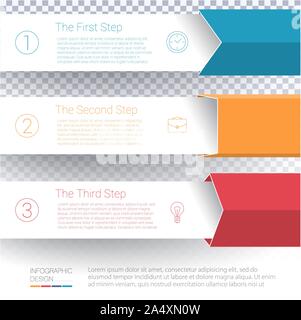 Vettore modello infographics. Illustrazione Vettoriale