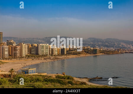 A Beirut, capitale del Libano in medio oriente Foto Stock