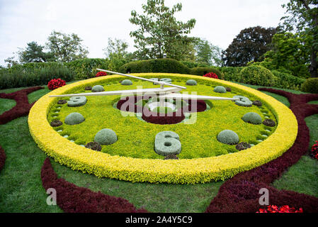 L'Horloge Fleurie, Ginevra Foto Stock