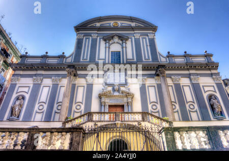 L'Italia, Campania, Napoli, San Paolo Maggiore basilica Foto Stock